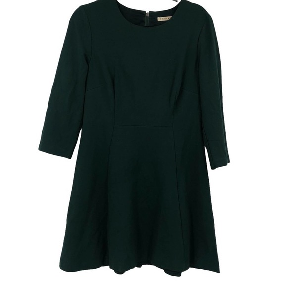Trina Turk Women's Flush Ponte Dress - Knee-Length Dress With Gold Button Detail On Sleeves & Skirt, Elegant & Comfortable - View #9